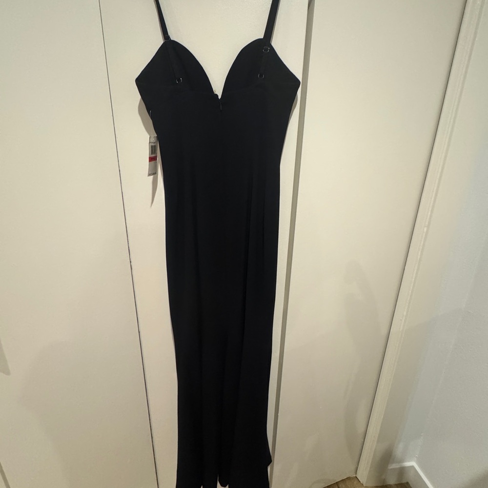 NWT Dress the Population Black Alejandra Plunge Gown XS - Picture 6 of 6